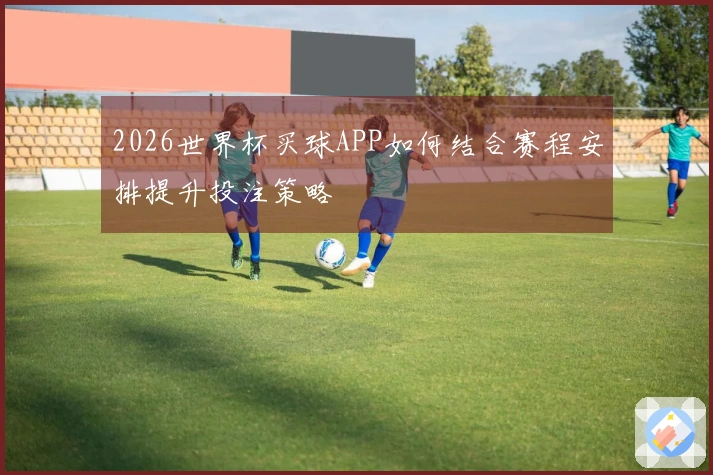 2026世界杯买球APP如何结合赛程安排提升投注策略