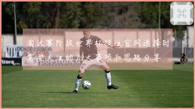 淘汰赛阶段世界杯投注官网选择时需要关注的几大事项和思路分享